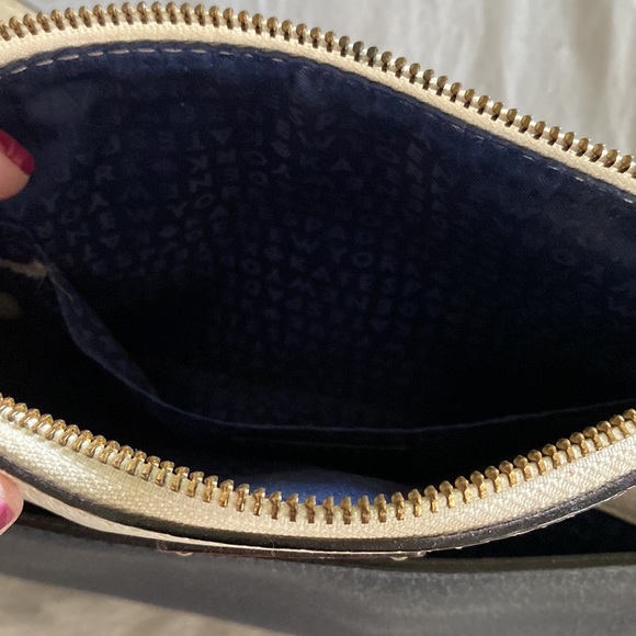 Kate Spade Navy and White crossbody purse - Picture 3 of 3
